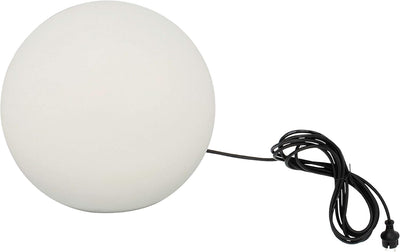 Trango 1er Set 300WB IP65 Gartenkugel in Weiss matt 30cm Durchmesser inkl. je 1x E27 LED Leuchtmitte