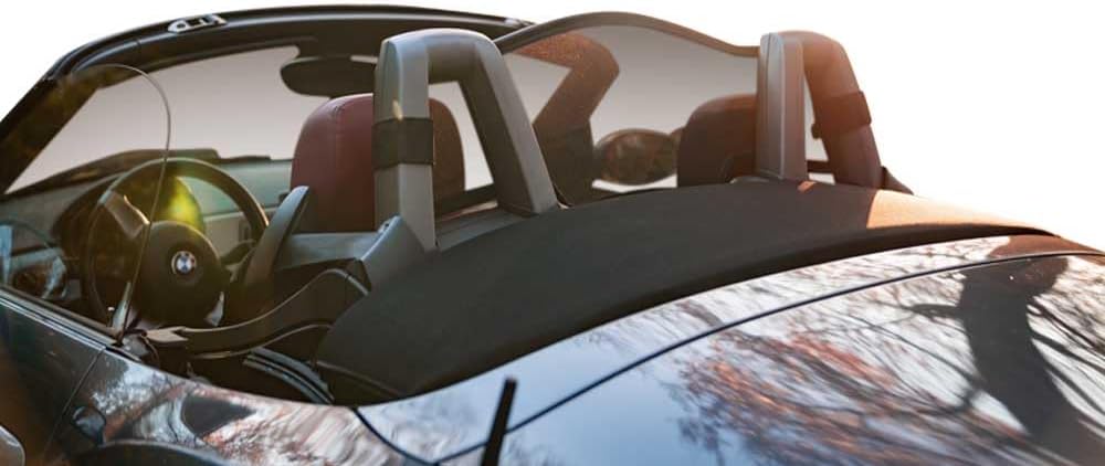 Aperta Windschott passend für BMW Z4 E85 100% Passgenau OEM Qualität Schwarz Windstop Windabweiser