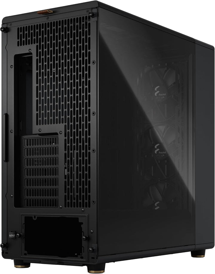 Fractal Design North XL Charcoal Black TG- Three 140mm Aspect PWM Fans Included- Type C USB- EATX Ai