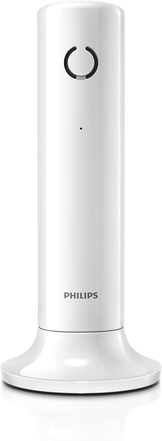 Philips Festnetztelefon M4501W/01 - Kompaktes Design - HQ-Sound und Freisprechen - Telefonbuch mit b