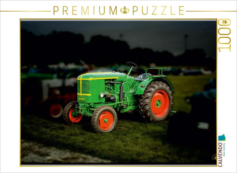 CALVENDO Puzzle Oldtimer Traktor Deutz 1000 Teile Lege-Grösse 64 x 48 cm Foto-Puzzle Bild von Peter