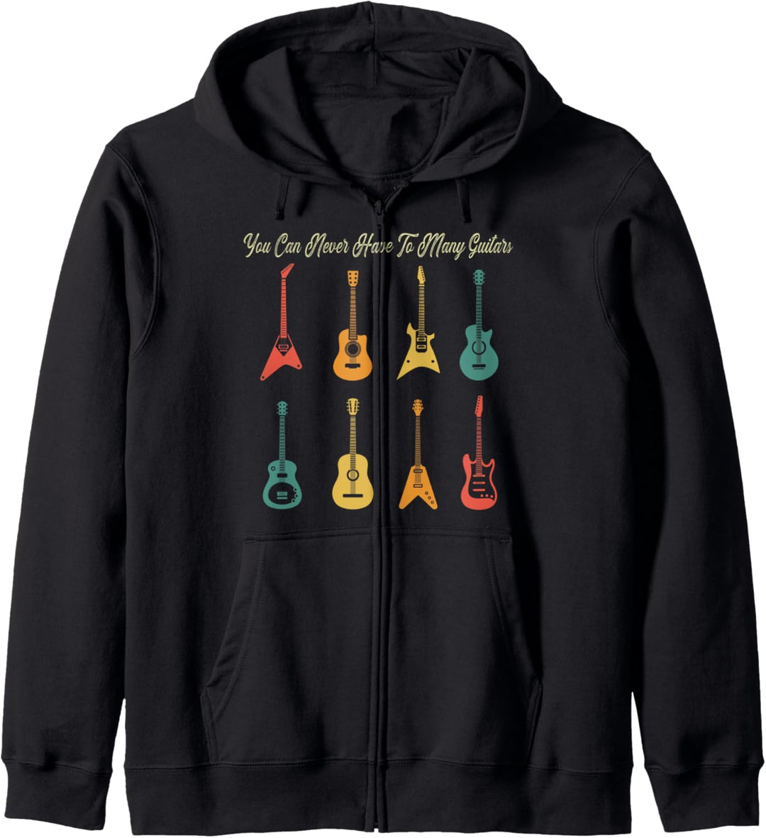 Sie können nie zu viele Gitarren haben Kapuzenjacke