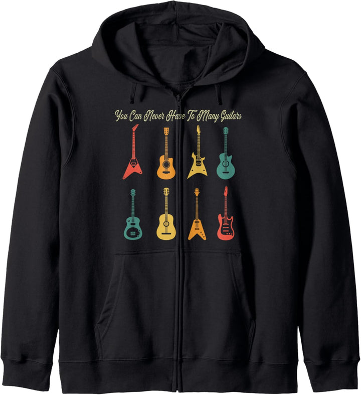Sie können nie zu viele Gitarren haben Kapuzenjacke