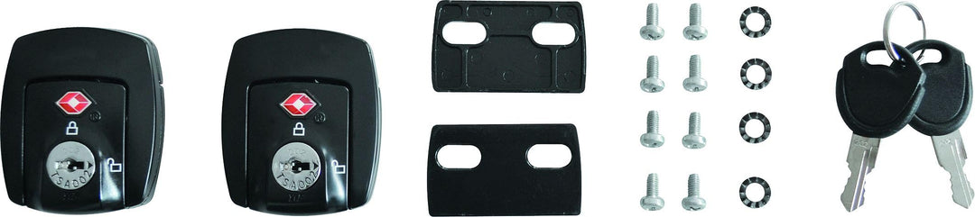 GT Line KIN.0864 - Juego 2 cerraduras TSA + llaves para modelo ROCK 350 y TURTLE 350