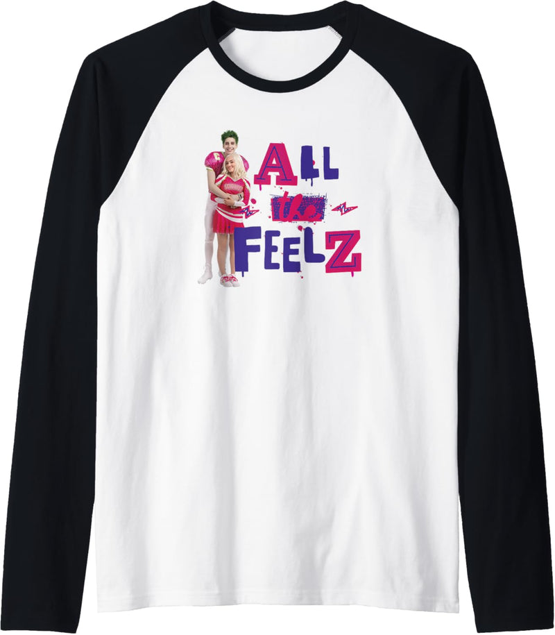 Disney Zombies 3 Zed & Addison All the Feelz Raglan