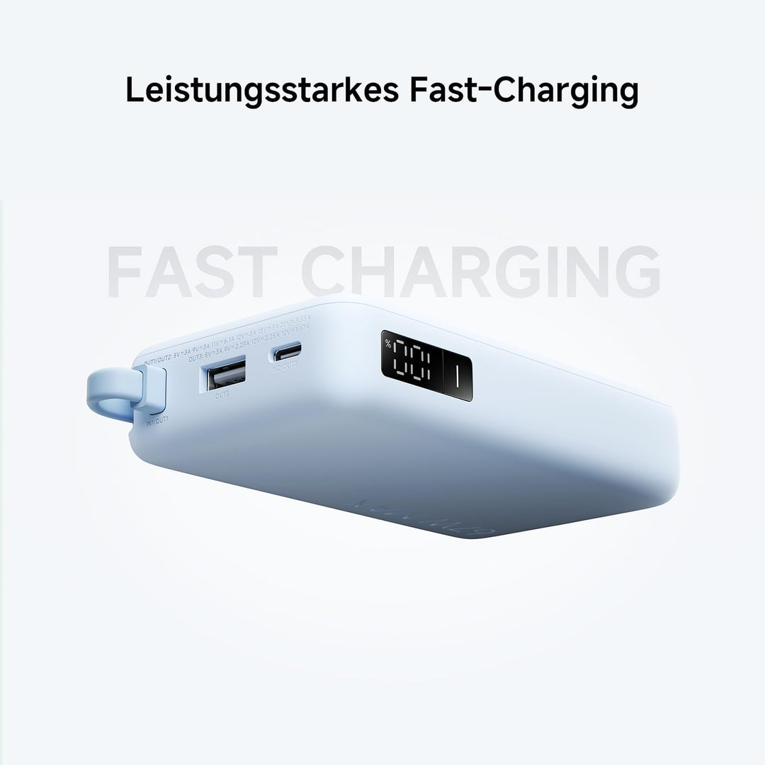 Xiaomi 67W Power Bank 10.000mAh mit USB-C Kabel, Tragbares Ladegerät, Tan | 67W Schnellladen, 10000m