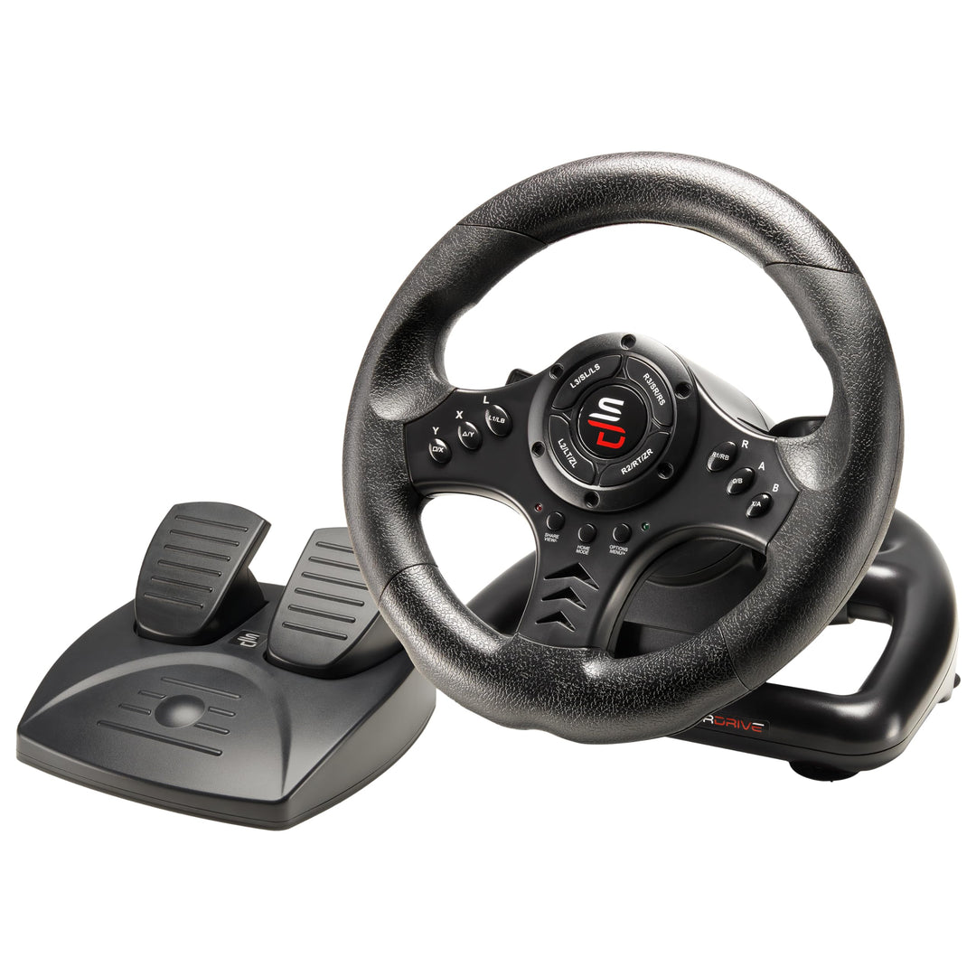 Subsonic Superdrive - Rennlenkrad SV450 Racing Wheel lenkräd mit Pedalen, Shift & Vibration - Xbox X