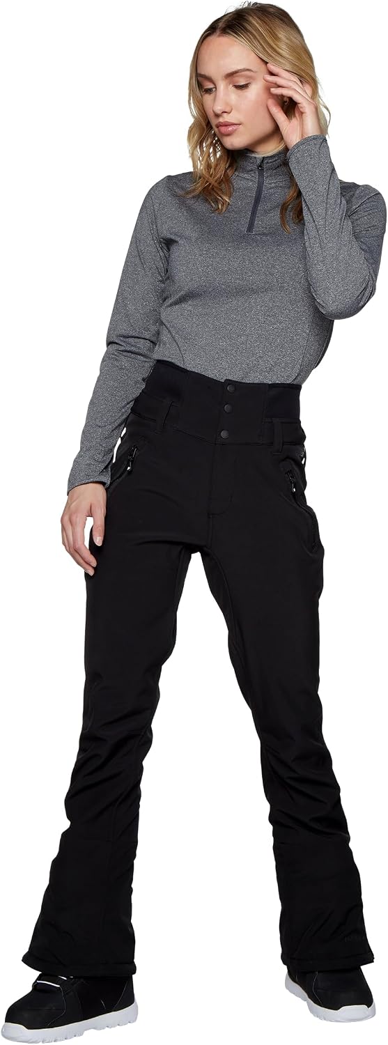 Protest Damen 1/4-reissverschluss FABRIZOM L Dark Grey Melee, L Dark Grey Melee