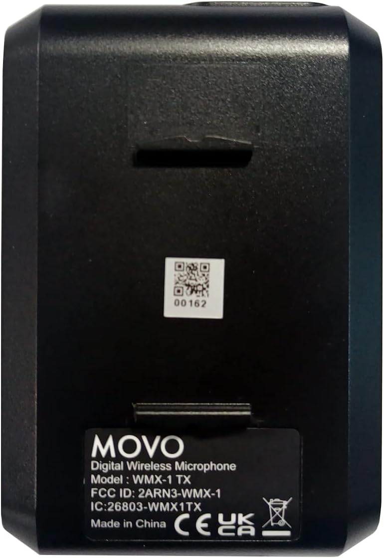Movo WMX-1-DUO 2.4GHz Drahtloses Lavalier-Mikrofonsystem, kompatibel mit DSLR-Kameras, Camcordern, i