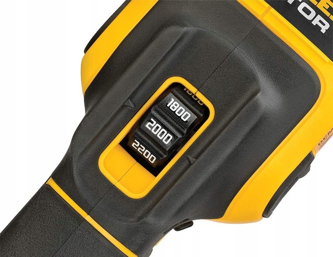 Dewalt DCM849N-XJ Pulidora para Metal rotativa escobillas XR 18V sin cargador/batería, gelb
