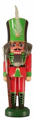 Rudolphs Schatzkiste Nussknacker Soldat rot Höhe 26cm NEU Weihnachten Seiffen Nutcracker Nüsse Erzge