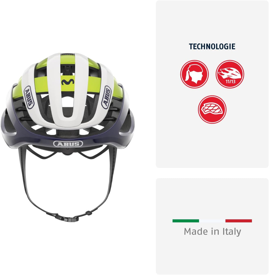 ABUS Rennradhelm AirBreaker - High-End Fahrradhelm für den professionellen Radsport - für Jugendlich