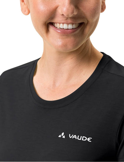 VAUDE Women's Sveit Shirt - T-Shirt Damen Black/Black 36, Black/Black 36