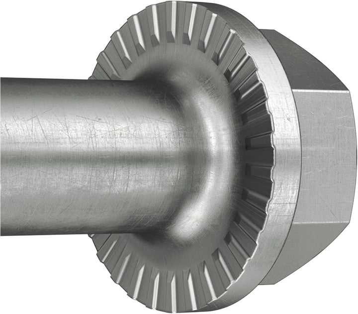 fischer UltraCut FBS II 10x70 15/5/- US Sechskant aus Edelstahl, leistungsstarke Betonschraube mit g