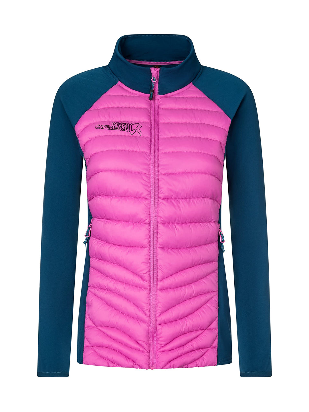 Rock Experience Damen Tequila Hybrid Jacket S 0834 SUPER PINK+1484 MOROCCAN BLUE, S 0834 SUPER PINK+