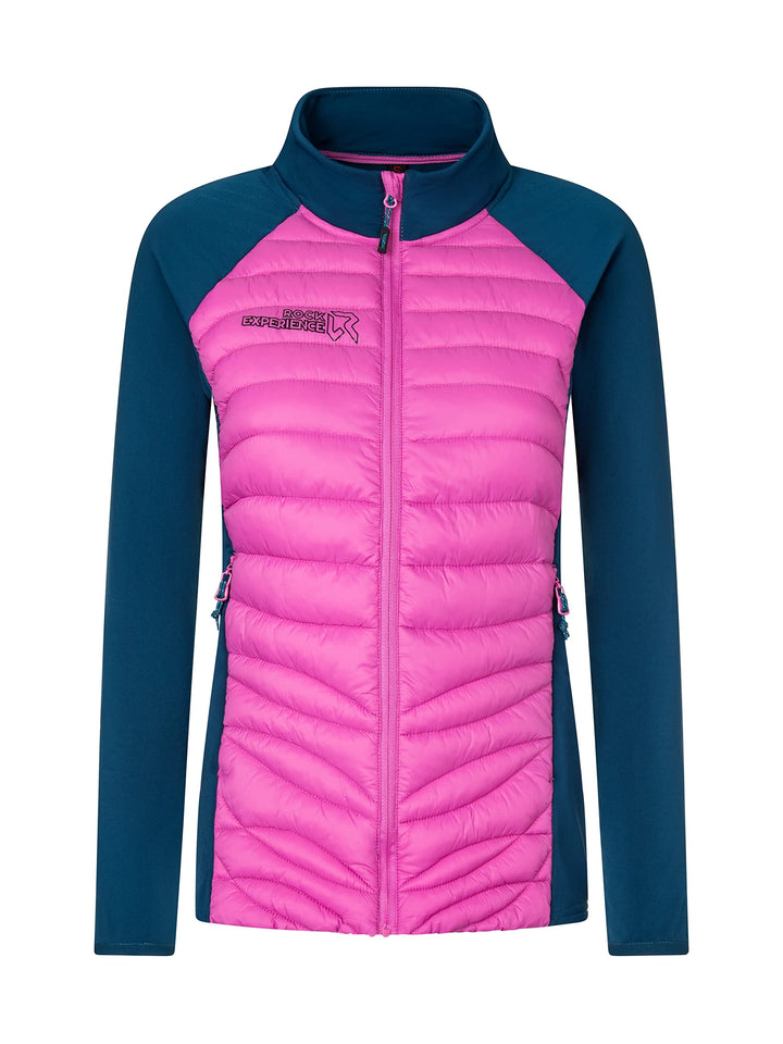 Rock Experience Damen Tequila Hybrid Jacket S 0834 SUPER PINK+1484 MOROCCAN BLUE, S 0834 SUPER PINK+