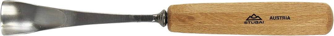 Stubai Stechbeitel Serie 55 - Form 28 : Gekröpftes Hohleisen 30mm - 552830, 30mm
