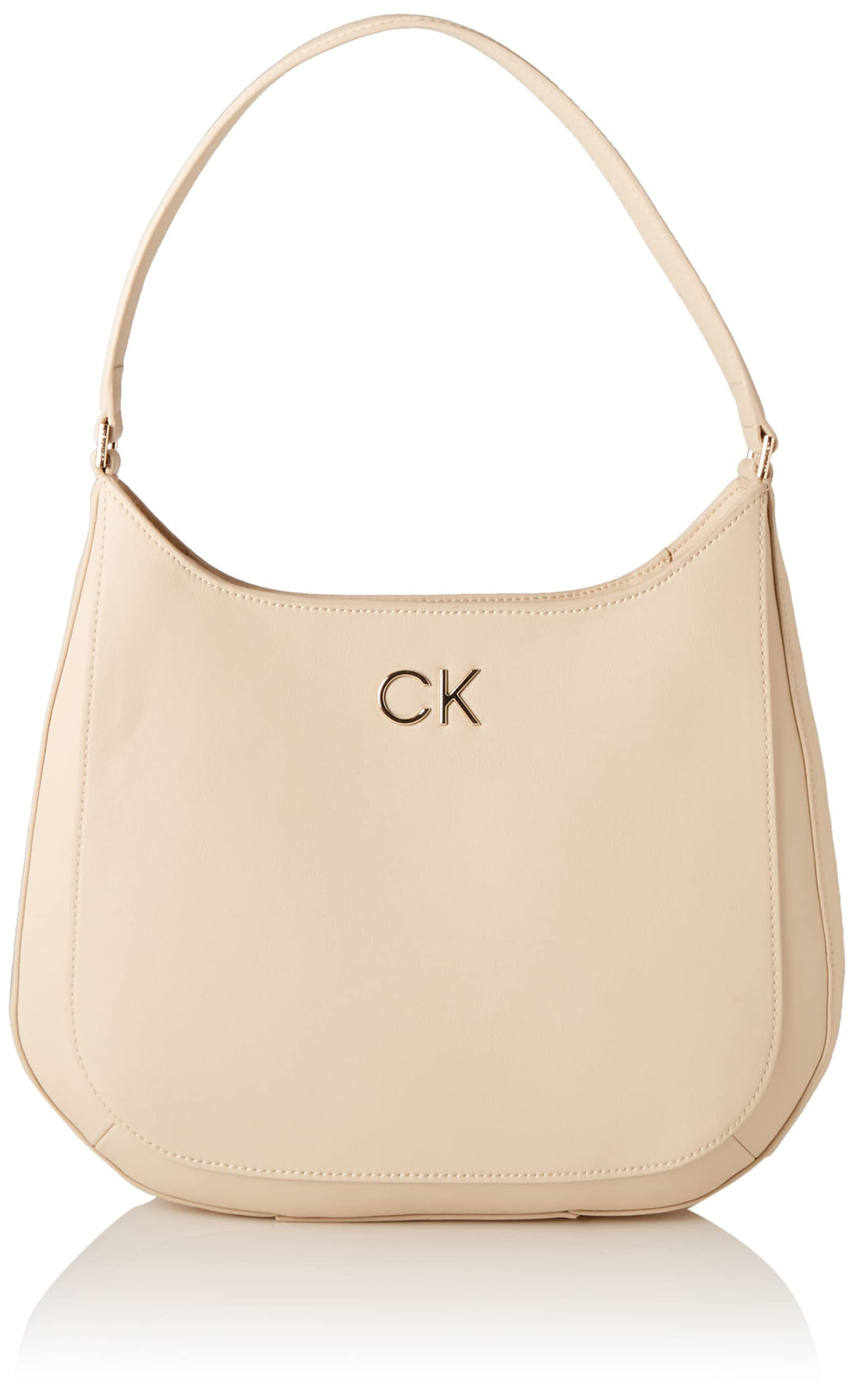 Calvin Klein Damen RE-Lock HOBO Sand, Sand