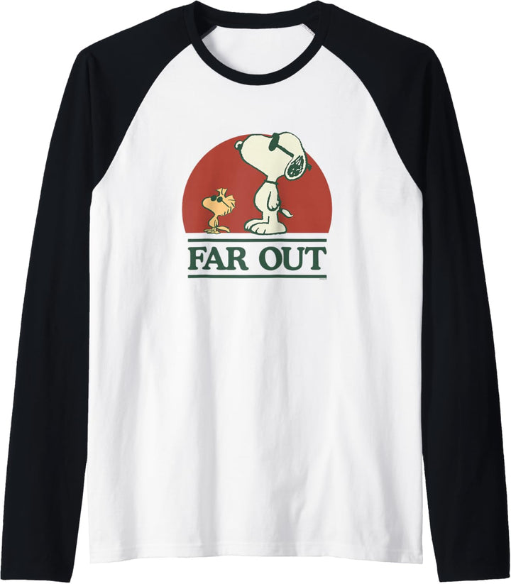 Peanuts - Snoopy Far Out Raglan