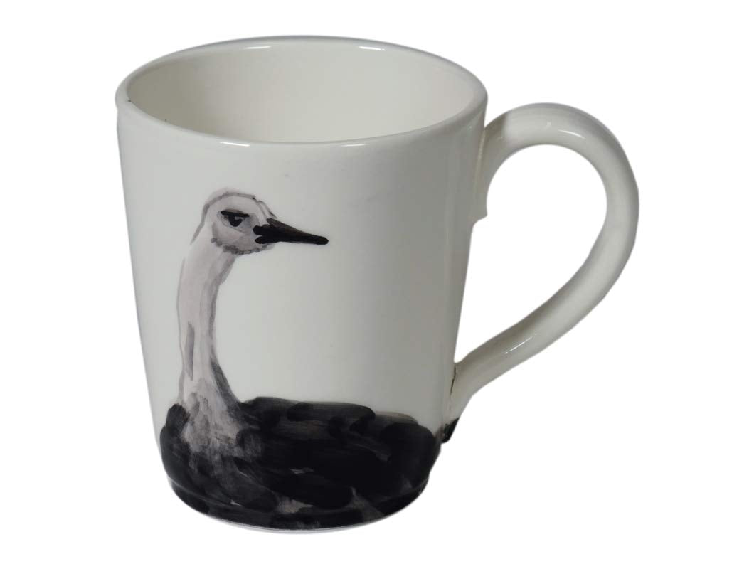 Virginia Casa Becher, Tasse Safari Strauss H. 11cm für 400ml Keramik