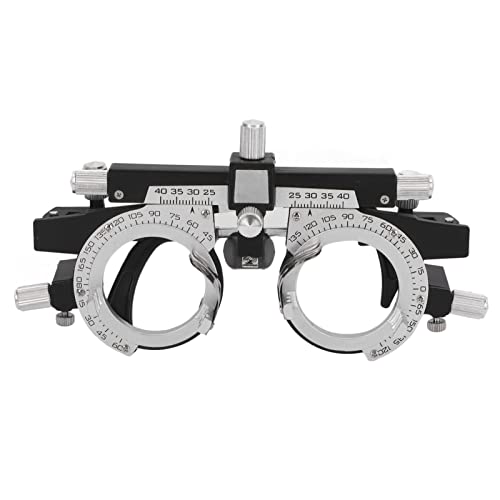 360° Drehbarer Optischer Optischer Testlinsenrahmen, Sehtestbrille, Optometrie-Optiker mit Verstellb