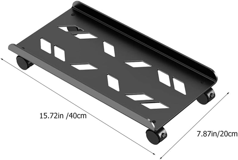 NUOBESTY CPU- Halter Stand Computer Mainframe Bracket PC Halter Cart Mobile Computer Tower Ständer m