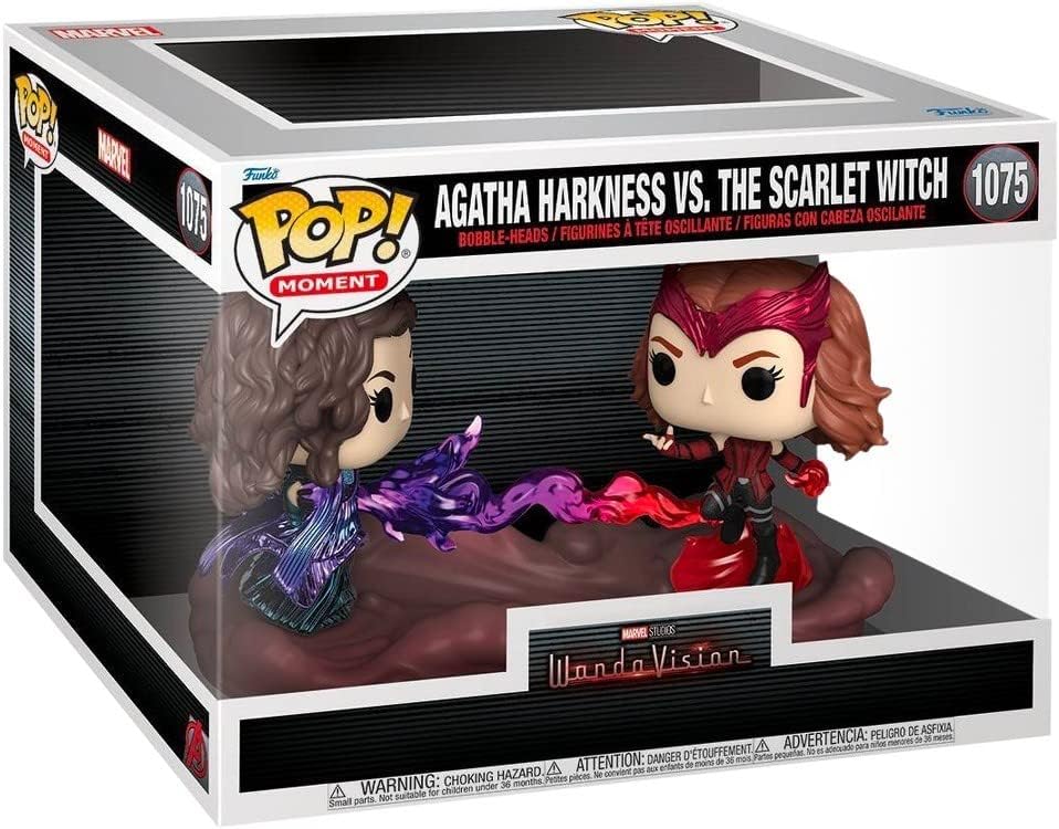Funko Pop! Moment: Marvel - Wanda Maximoff VS Agatha - WandaVision - Vinyl-Sammelfigur - Geschenkide