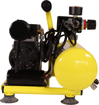 WELDINGER Flüster Kompressor FK 40 compact 275 W Luftabgabe 32 l/min Airbrush ölfrei 5 Jahre Garanti