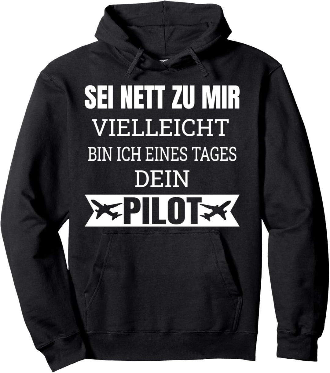 Pilot Flugschüler Flugzeug Piloten Geschenk Lustiger Spruch Pullover Hoodie
