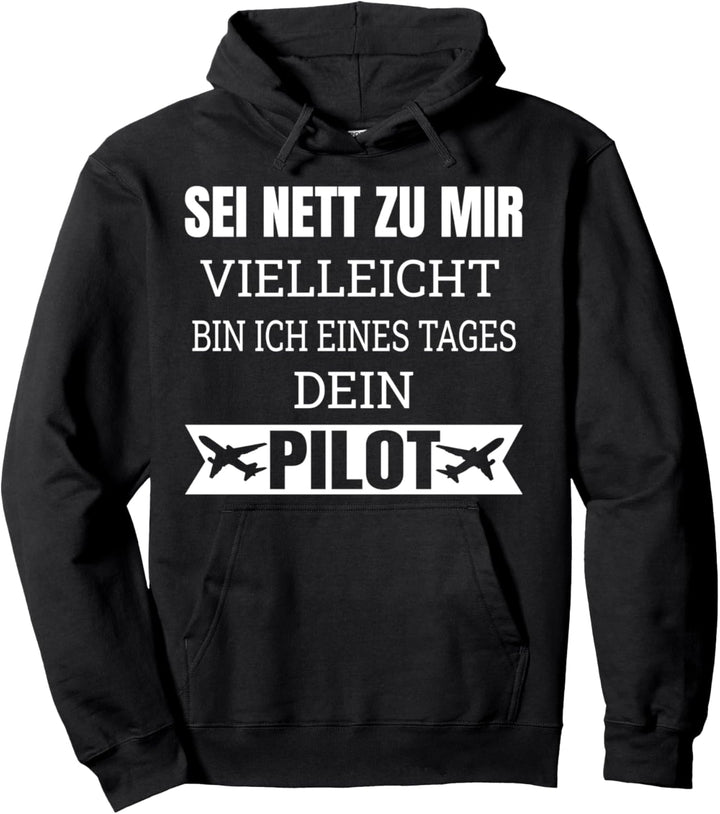 Pilot Flugschüler Flugzeug Piloten Geschenk Lustiger Spruch Pullover Hoodie