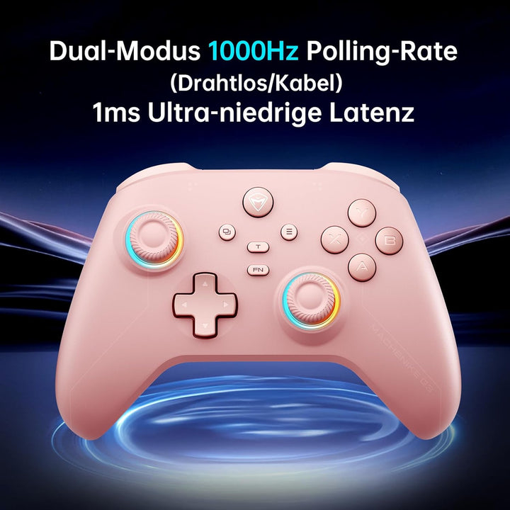 Machenike G3V2 Controller PC, Gamepad PC Wireless, 2 Einstellbare Hall Effekt Joystick, 2 Programmie
