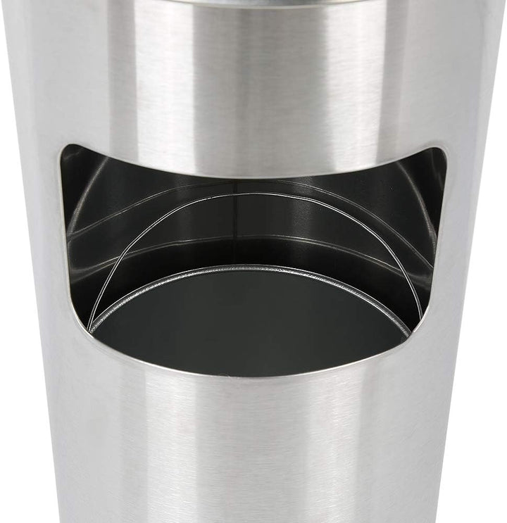 Standaschenbecher für den Aussenbereich, mit Mülleimer + Eimer, 30 l, Standaschenbecher mit Inneneim