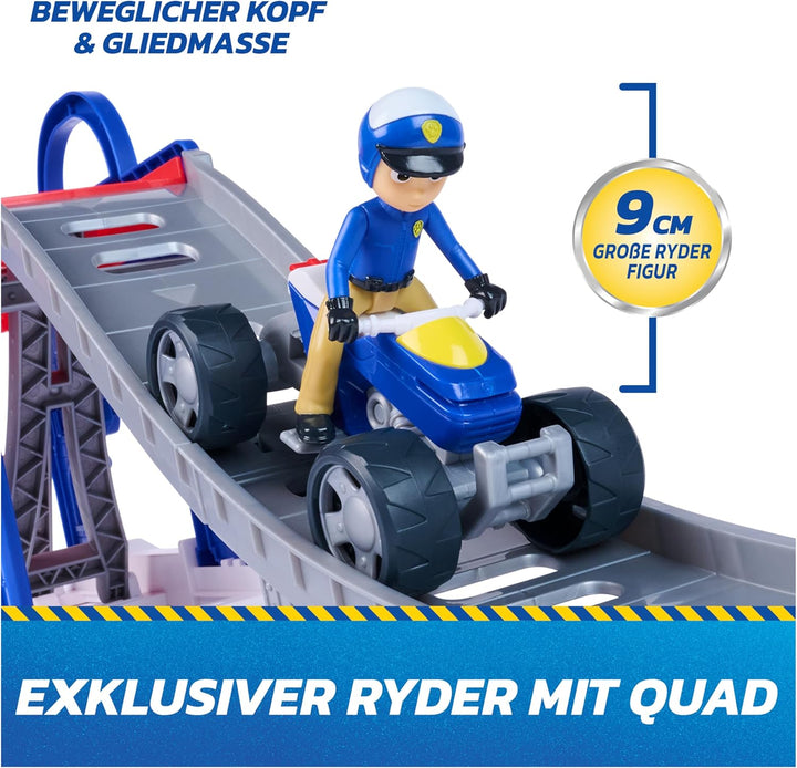 PAW PATROL - Search &amp; Rescue: Lift &amp; Repair-Spielset mit Ryder Figur und Fahrzeug, über 75 cm lang,