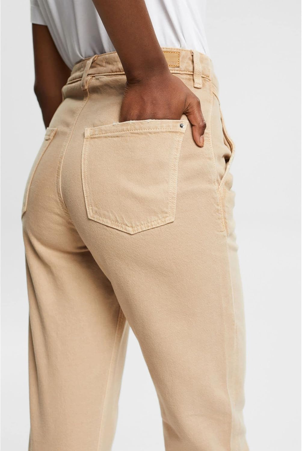 ESPRIT Damen Hose 26 260/Light Taupe, 26 260/Light Taupe