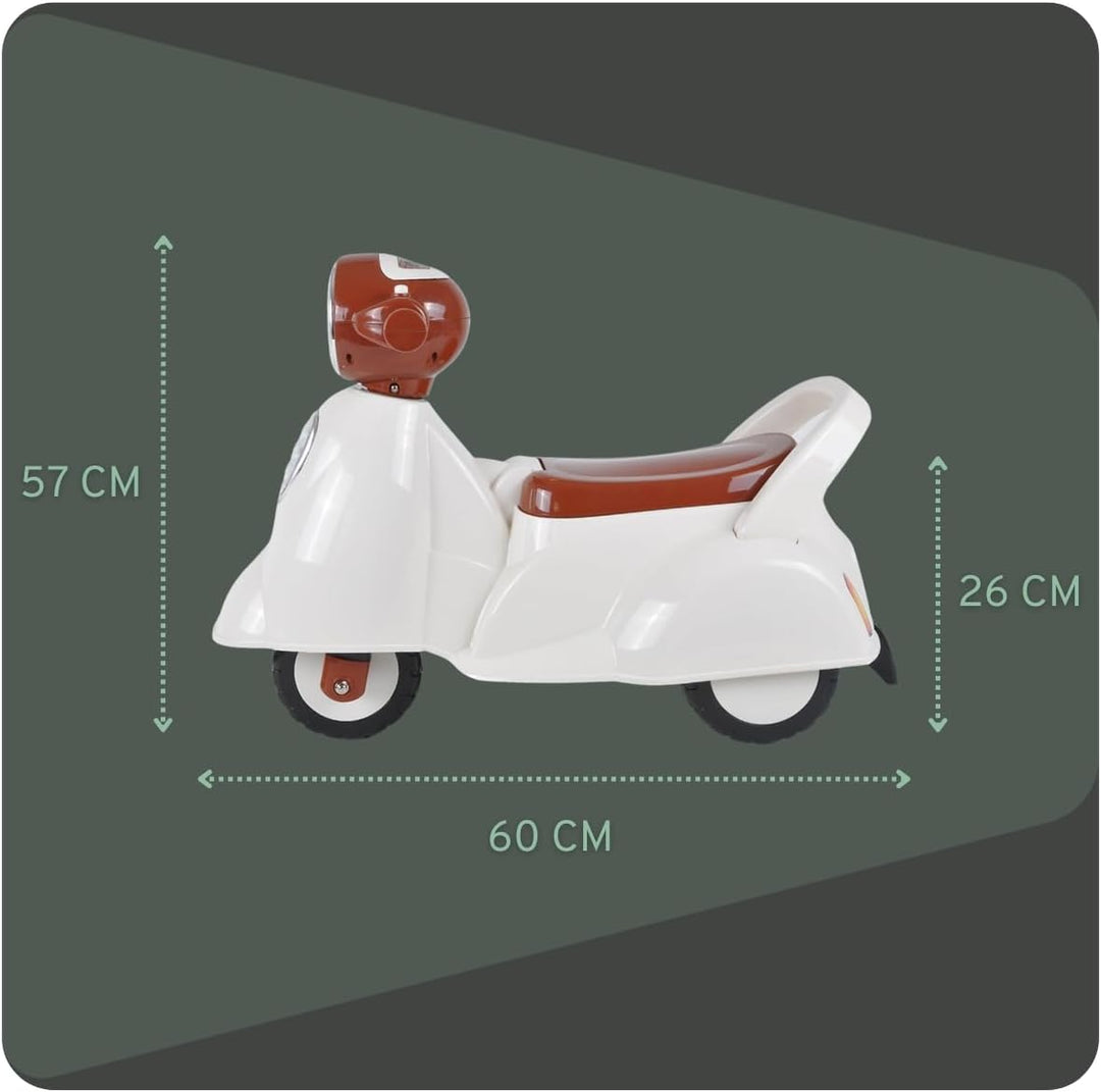 Bandits & Angels Retro Rutscher ab 1 Jahr (Weiss), Weiss