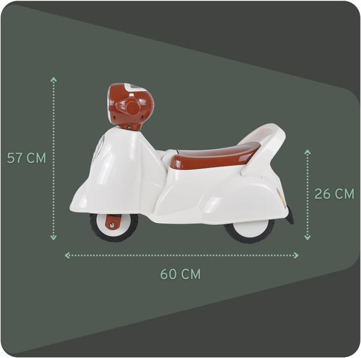 Bandits & Angels Retro Rutscher ab 1 Jahr (Weiss), Weiss