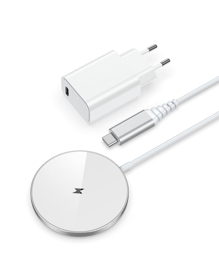 NANAMI MagSafe Ladegerät für iPhone mit 20W USB-C Adapter, Magnetisches Wireless Charger Induktive K