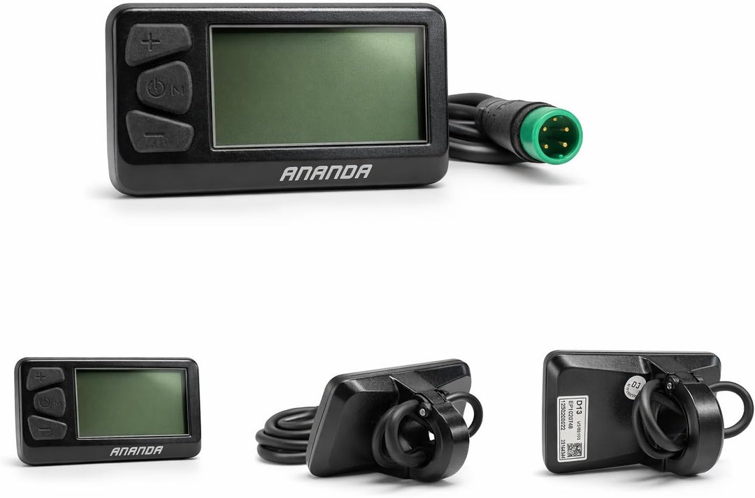 LCD-Display Ananda D13 Fahrradcomputer Elektrofahrrad Ebike inkl. Schiebehilfe 4-6 km/h
