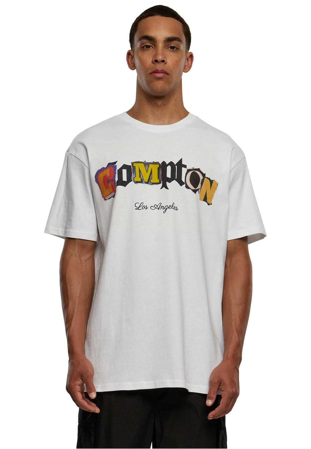 Mister Tee Unisex Compton L.A. Oversize Tee M Weiss, M Weiss