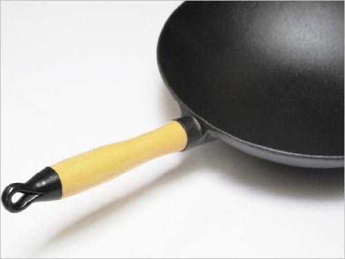 PaellaWorld 4531 Eisengusswok mit Stiel, o 30 cm