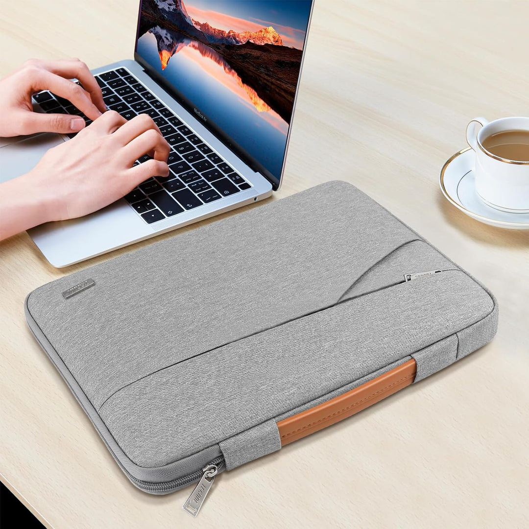 TECOOL 14 Zoll Laptop Tasche Hülle Laptoptasche für 14 Zoll Lenovo HP Dell Acer Asus Notebook Chrome