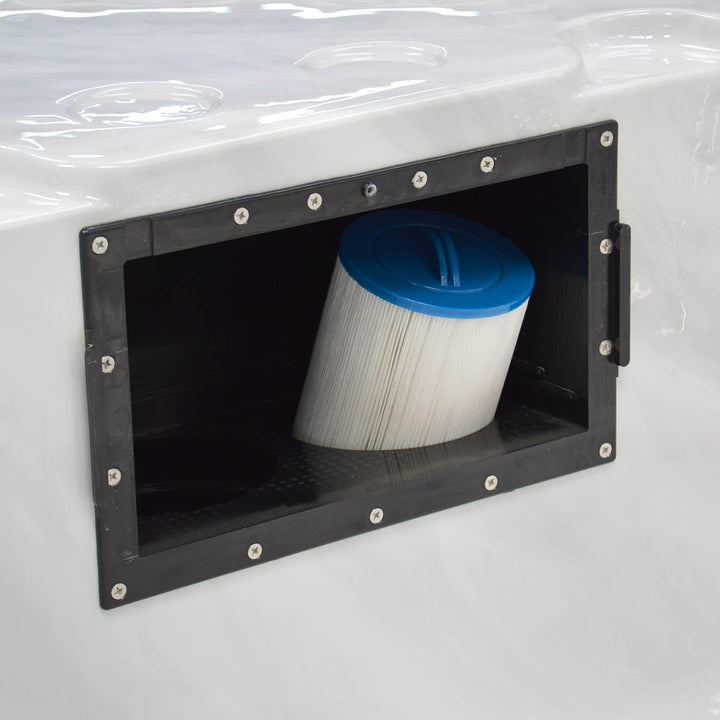 PrimeRelax Whirlpoolfilter, Kartuschenfilter 2er-Pack, Poolfilter, Whirlpool Filterkartusche, Spa Fi