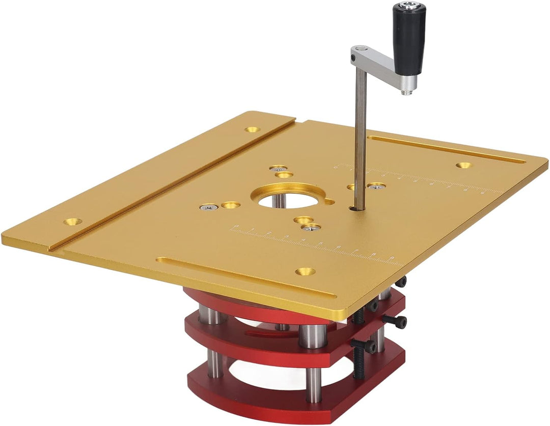 INCRA Mast-R-Lift-II Oberfräsenlift Aluminiumlegierung Manuelles Hebesystem 240x200mm Hochpräzise Ho