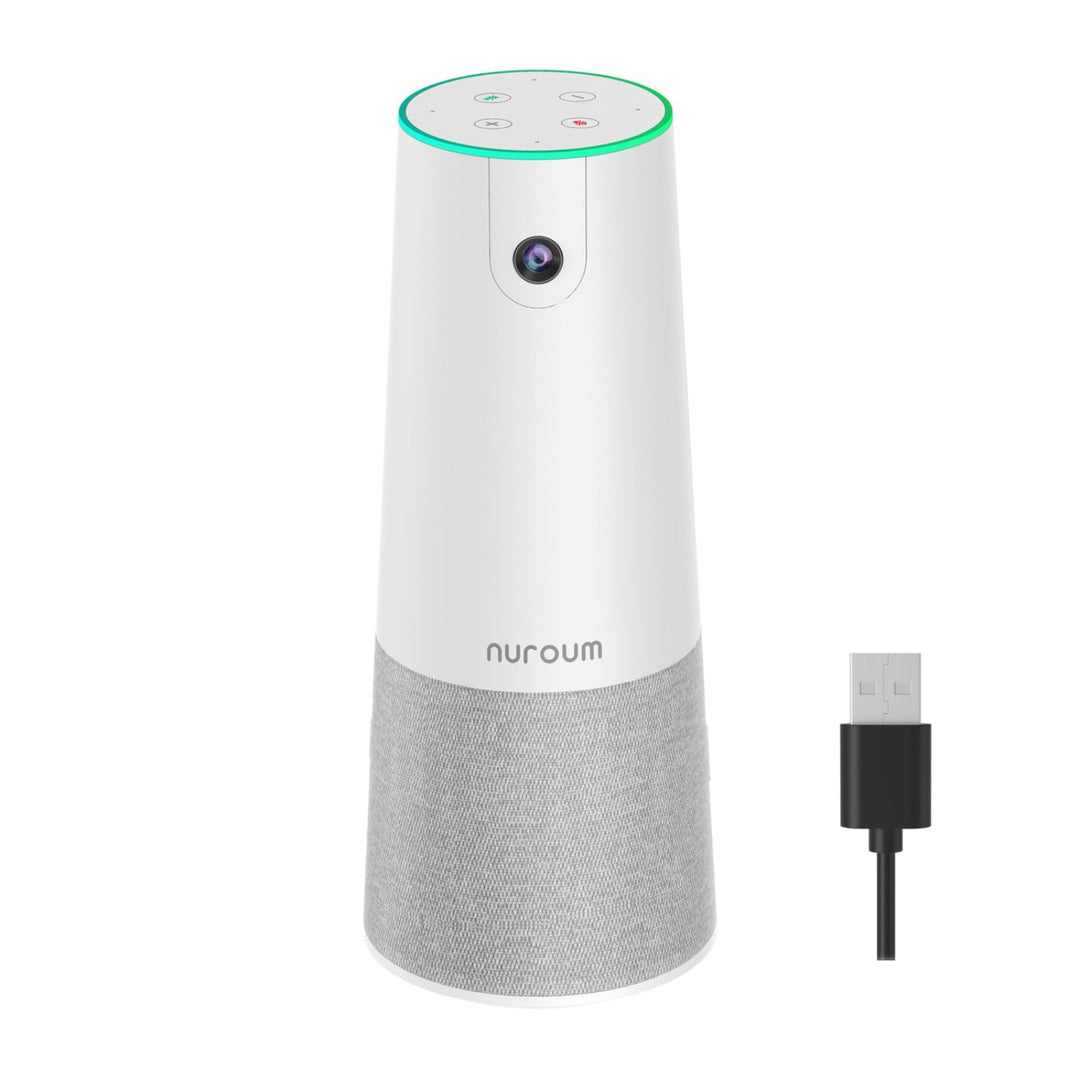 Nuroum C20 1080P Webcam für Videokonferenz, Rauschunterdrückung/100° Weitwinkel/4m Tonaufnahme, Kame