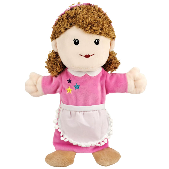 Familien-Handpuppen für Kinder, inklusive Opa, Oma, Vater, Mutter, Tochter, Sohn, perfekt zum Geschi