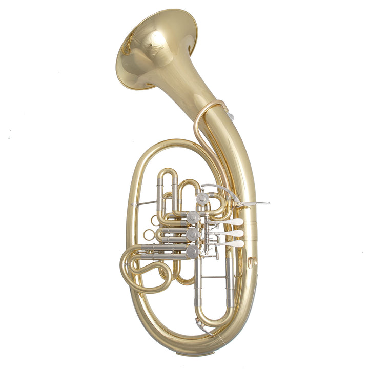 Tuyama® Wagnertuba in F/B - mit Umstellventil - Wagnerhorn - 3 Drehventile - Koffer, Mundstück, Zube