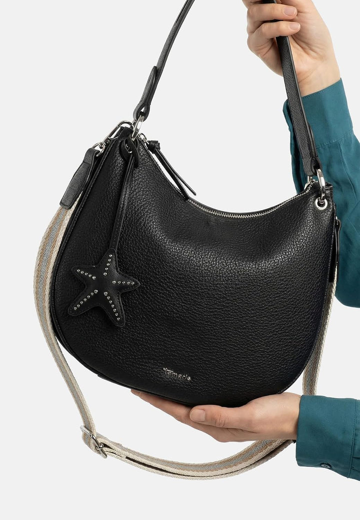 Tamaris Beutel TAS Kea 34463 Damen Handtaschen Zweifarbig Schwarz Einheitsgrösse, Schwarz Einheitsgr