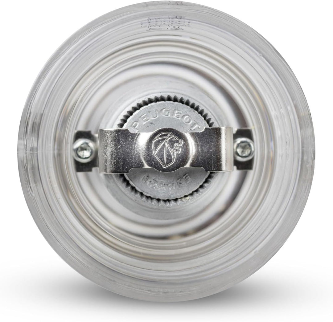 Peugeot Nancy Manuelle Pfeffermühle, Klassische Mahlgradeinstellung, Höhe: 30 cm, Acryl, Transparent