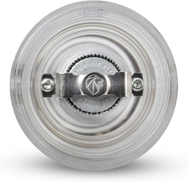 Peugeot Nancy Manuelle Pfeffermühle, Klassische Mahlgradeinstellung, Höhe: 30 cm, Acryl, Transparent