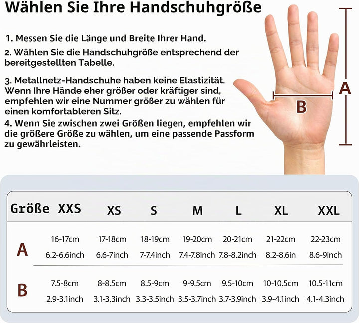 Schwer kettenhandschuh metzger handschuh Schnittschutzhandschuhe schnittfeste für Lebensmittelhandha
